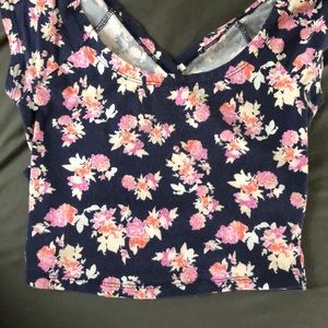 Floral crop top